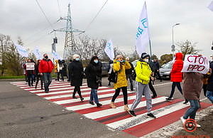 Предприниматели Каменского перекрывали трассу
