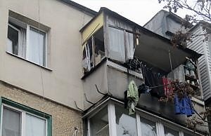 В жилом доме Каменского взрыв разрушил квартиру