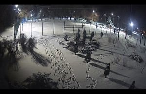 В городском парке не могут расчистить спортивное поле